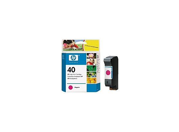 Blekk HP 51640M Serie 40 rød 